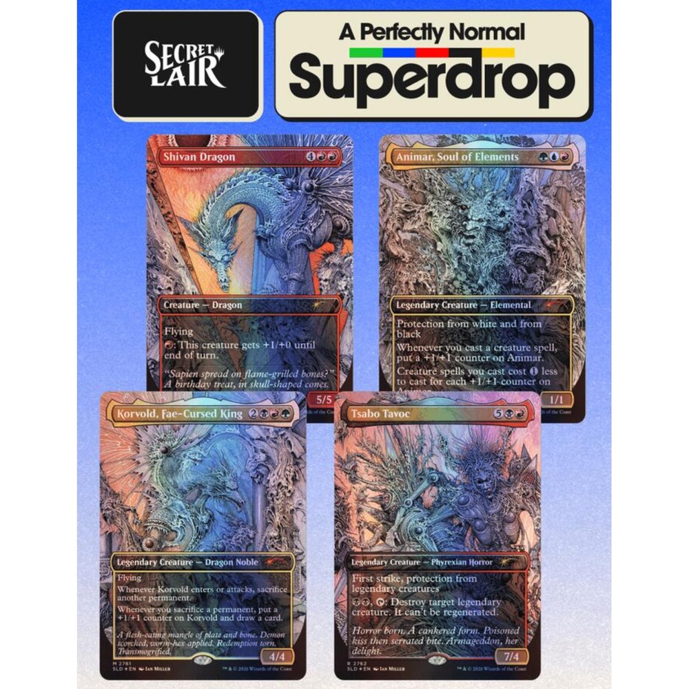 MTG Magic Secret Lair Artist Series Ian Miller Foil Edition NEW SEALED